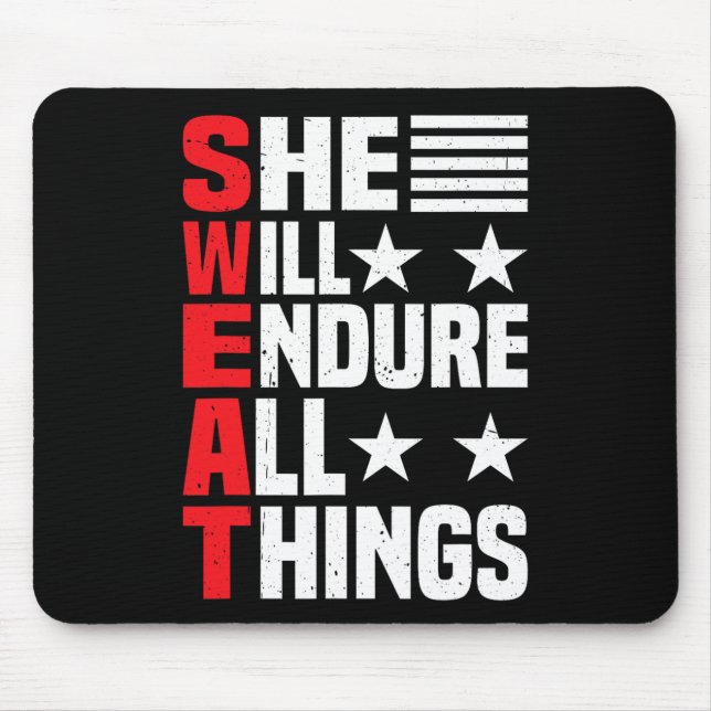 Mousepad Ela Vai Suportar Tudo 1 (Frente)