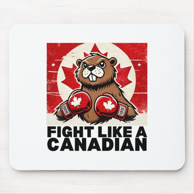 Mousepad Elbows Up Canadá Tarifas Contrárias Canadenses Bea (Frente)