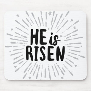Mousepad Ele é Risen Cristo é Risen cita Páscoa Art Resu