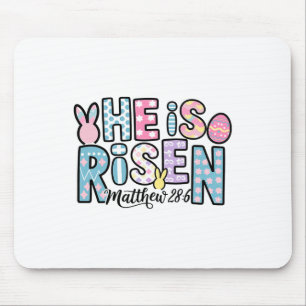 Mousepad Ele É Risen Jesus Felz pascoa Cristã Criança