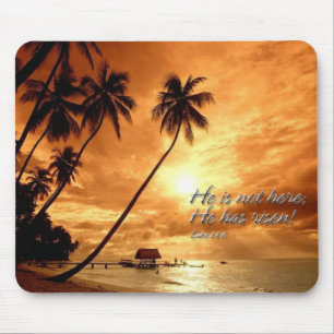 Mousepad Ele não está aqui, ele ressuscitou Lucas 24:6 (B)