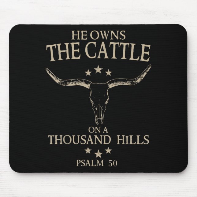 Mousepad Ele Possui O Gado Em Mil Colinas (Frente)