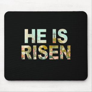 Mousepad Ele Ressuscitou Boho Páscoa Cristão Jesus