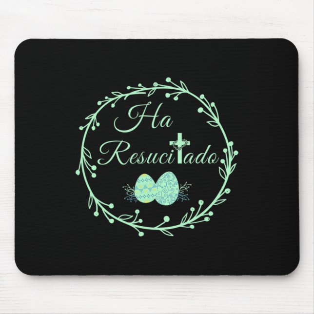 Mousepad Ele Ressuscitou Espanhol Ha Resucitado Feliz Pásco (Frente)