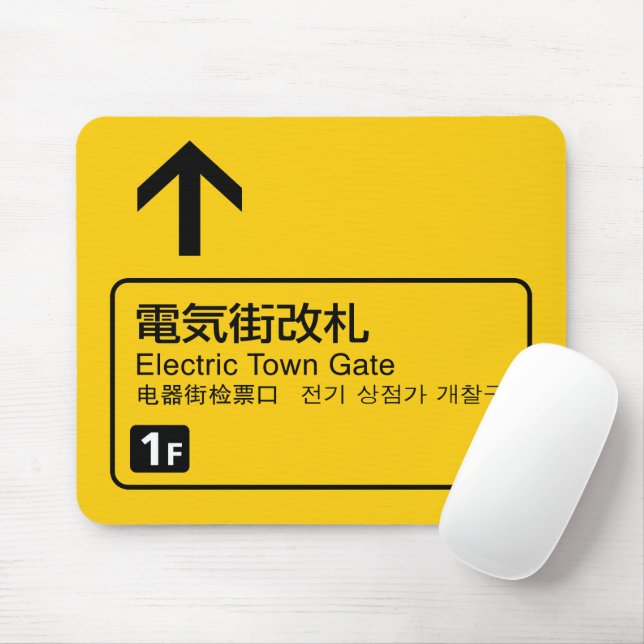 Mousepad Electric Town Gate Rail - Japão (Com mouse)