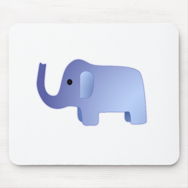 Mousepad Elefante Azul (Frente)