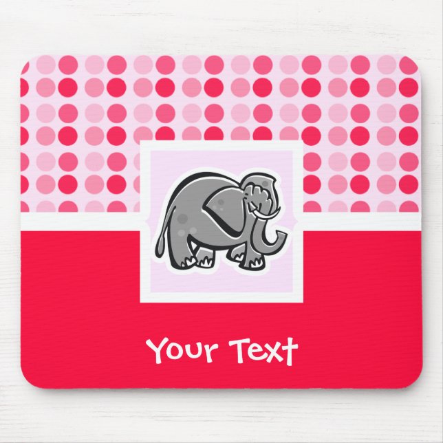 Mousepad Elefante bonito (Frente)