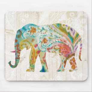Mousepad Elefante de Boho Paisley II