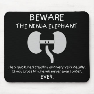Mousepad Elefante de Ninja!