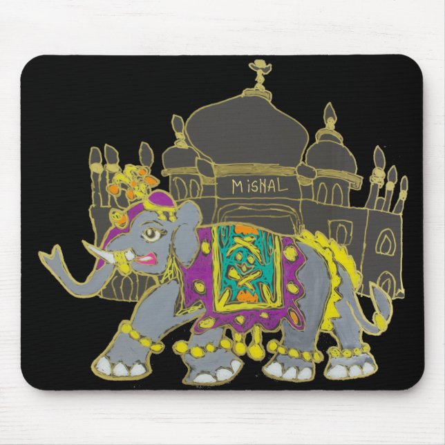 Mousepad Elefante de Taj (Frente)