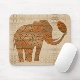 Mousepad Elefante - Design de Arte Tribal