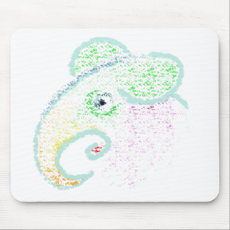 Mousepad Elefante do arco-íris