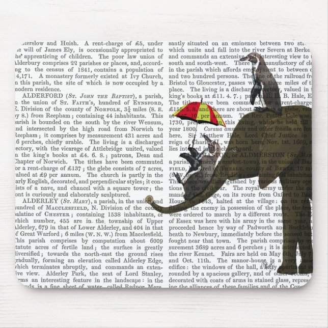 Mousepad Elefante e pinguim (Frente)