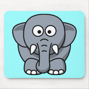 Mousepad Elefante Engraçado