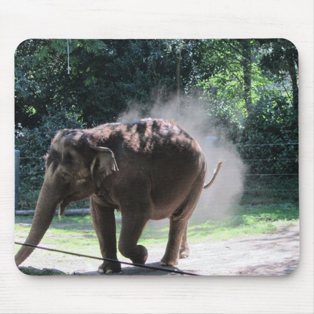 Mousepad Elefante Levantando Poeira (Frente)