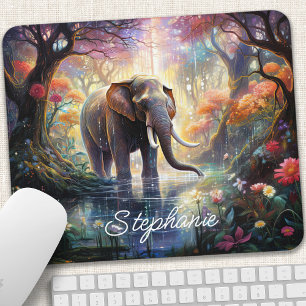 Mousepad Elefante Personalizado da Floresta Encantada