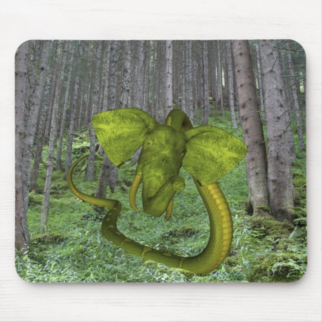 Mousepad Elefante Python Incrível (Frente)