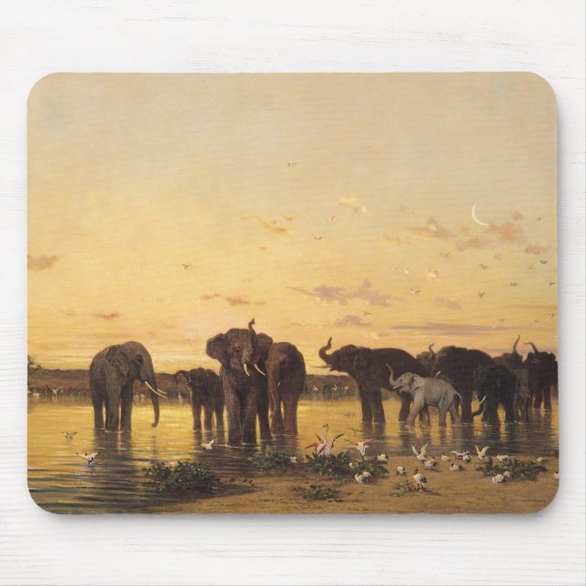 Mousepad Elefantes africanos (Frente)