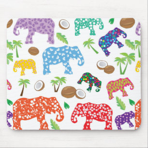 Mousepad Elefantes tropicais