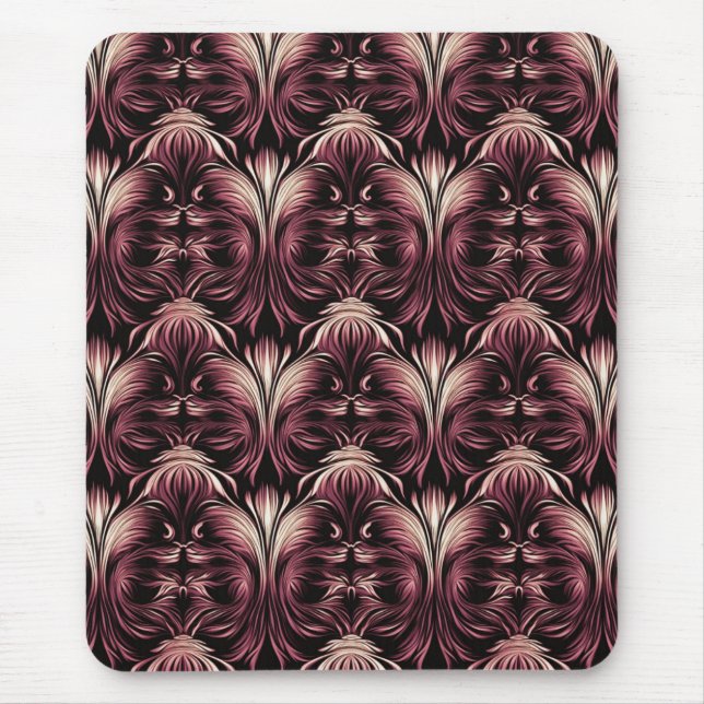 Mousepad Elegância Floral Gótica (Frente)