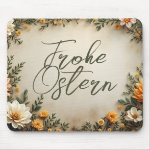 Mousepad Elegância Floral - Saudações de Páscoa de Primaver