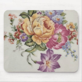 Mousepad Elegância: Placa de Mouse Floral Inspirada em Porc