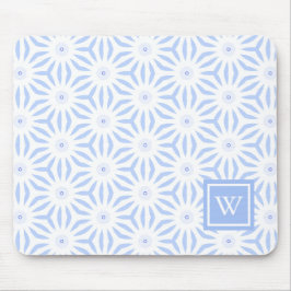 Mousepad Elegant Blue Modern Geometric