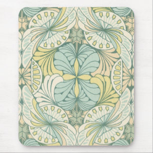 Mousepad elegante abstrato art nouveau swirl design
