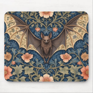 Mousepad Elegante Bat Voador William Morris Inspirou Floral