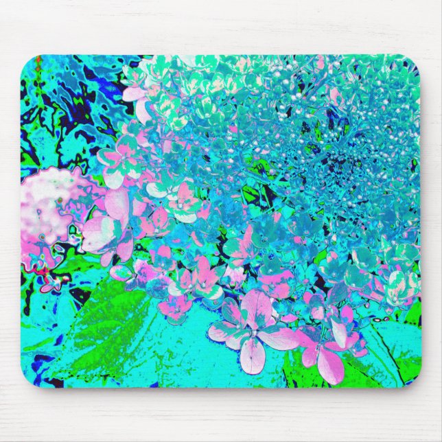Mousepad Elegante Cor-de-rosa e azul (Frente)
