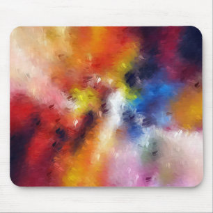 Mousepad Elegante de Abstrato de arte colorida moderna Mode