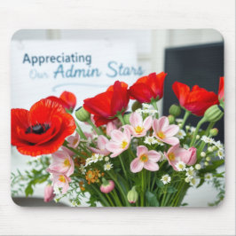 Mousepad Elegante Design Floral de Dia de Agradecimento ao