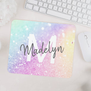 Mousepad Elegante Iridescente Colorido Personalizado