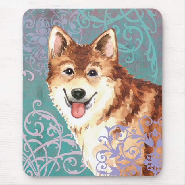 Mousepad Elegante islandês Sheepdog (Frente)