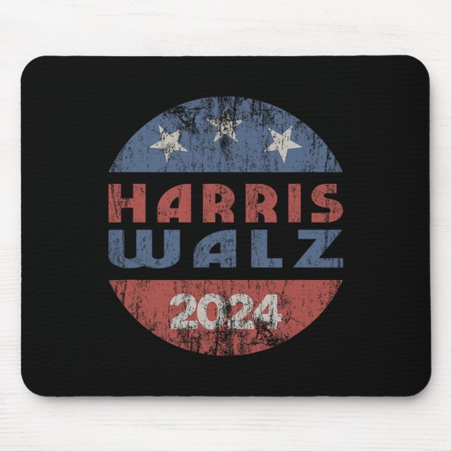 Mousepad Eleição Kamala Harris Tim Waltz 2 (Frente)