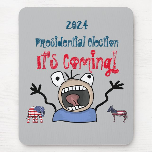 Mousepad Eleição Presidencial de 2024, Está Chegando! (Frente)