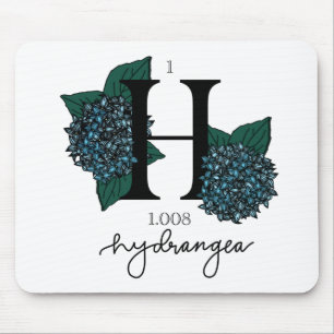 Mousepad Elemento Hidrogênio Floral