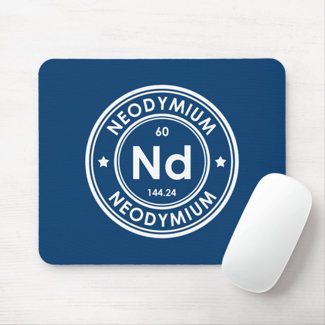Mousepad Elemento Neodímio Pad Azul Do Rato (Com mouse)