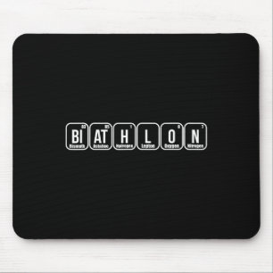 Mousepad Elemento Periódico Nerd Presente Engraçado Biathlo