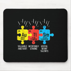 Mousepad Elementos Autismo Sensibilização Periódica da Mesa