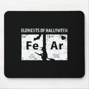 Mousepad Elementos da Camisa do Halloween (medo) Periodicam