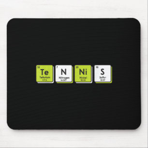 Mousepad Elementos da Tabela Periódica de Tênis Esporte Div