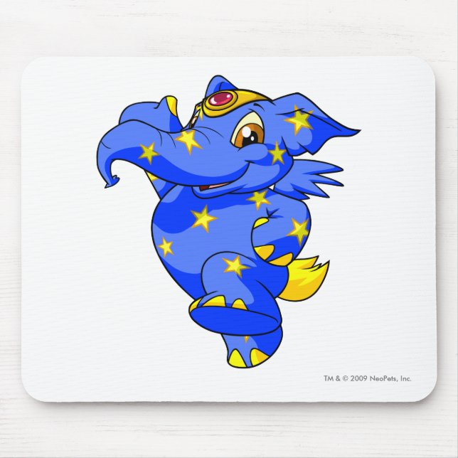 Mousepad Elephante estrelado (Frente)