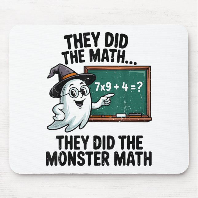 Mousepad Eles Fizeram Fantasia de Professor de Matemática M (Frente)
