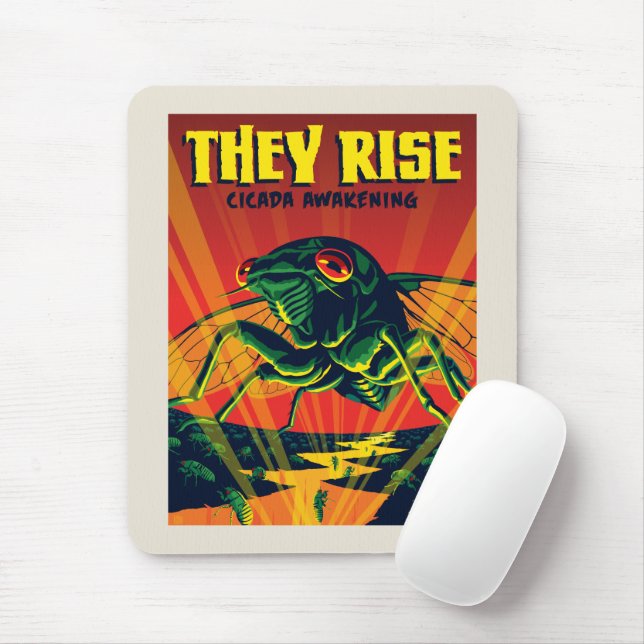Mousepad Eles Levantam Cicada Acordando (Com mouse)