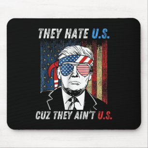 Mousepad Eles Nos Odeiam Porque Nos Apontam Engraçados Trum