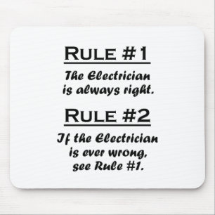 Mousepad Eletricista da regra