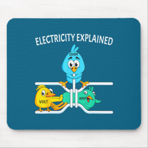 Mousepad Eletricista Engraçado Para Homens Mulheres Electri