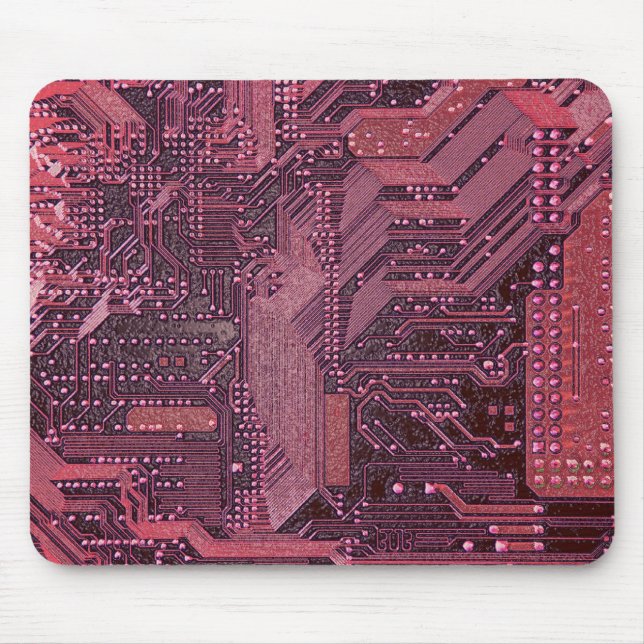 Mousepad Eletrônicos técnicos do Conselho Circuito Cibernét (Frente)