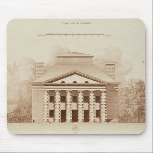 Mousepad Elevação da casa do diretor do sal